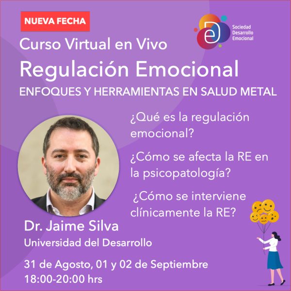 Curso Regulación Emocional: Enfoques y Herramientas en Salud Mental -AGOTADO-