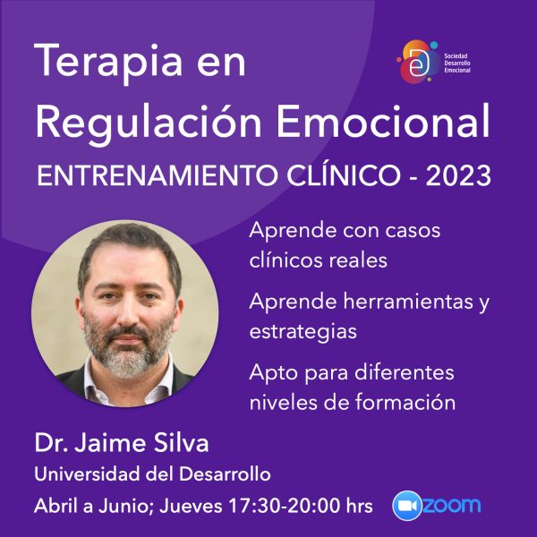 Terapia de Regulación Emocional: Entrenamiento Clínico -2023-