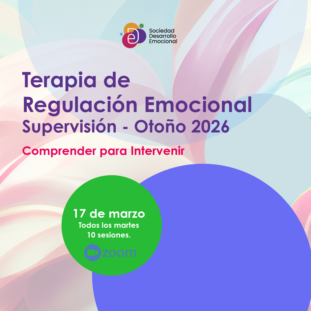 Terapia de Regulación Emocional: Supervisión Clínica 2026